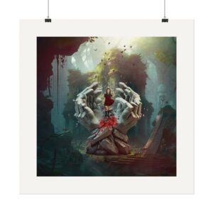 Catch | Textured Watercolor Matte Art Print