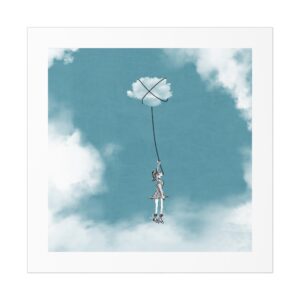 Falling Up |  Peculiar Sketch Art Print