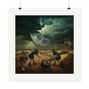 Sands of Time | Textured Watercolor Matte Art Print