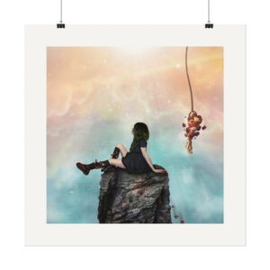 Glow Up | Textured Watercolor Matte Art Print
