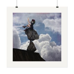 Conscious Foreboding  | Textured Watercolor Matte Art Print