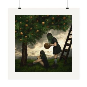 Invest in yourself | Textured Watercolor Matte Art Print